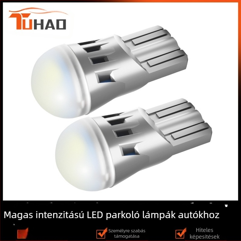 T10 LED belső világítás autóhoz – 2SMD-3030, 12V, 150 lm, állandó áram, dekódolható irányjelző fény