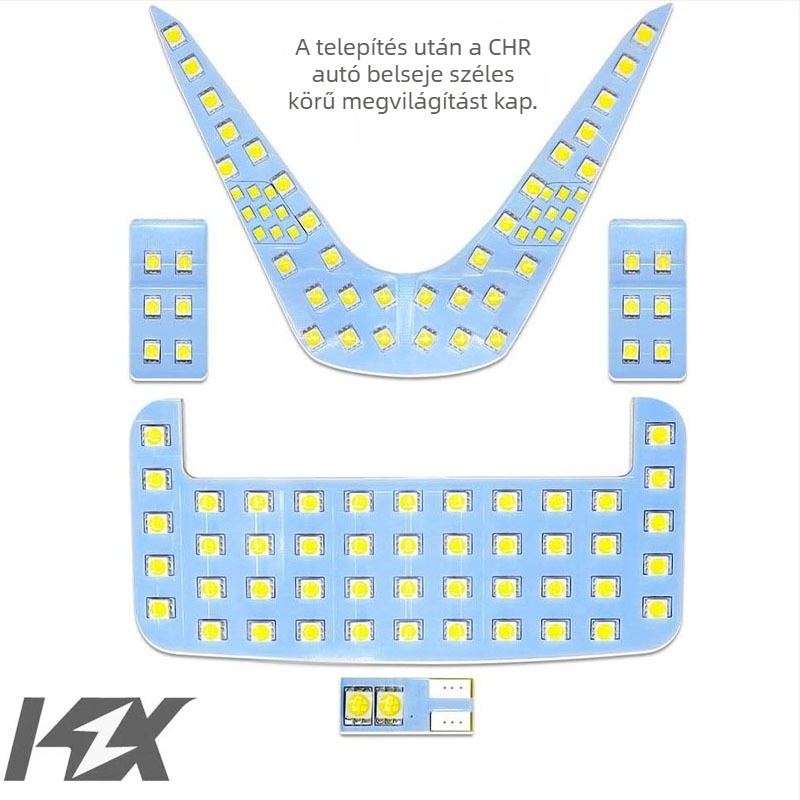 C-HR számára autó tetején található LED világítás (H28.1–ZYX10/NGX50), 12V, 2W, 5050 3-core LED