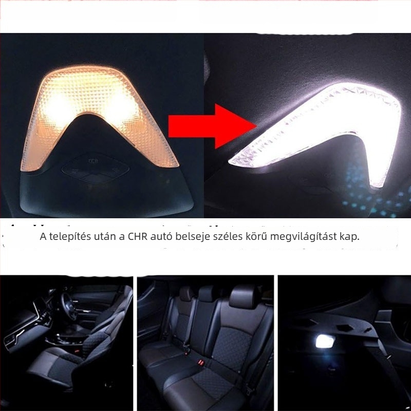 C-HR számára autó tetején található LED világítás (H28.1–ZYX10/NGX50), 12V, 2W, 5050 3-core LED