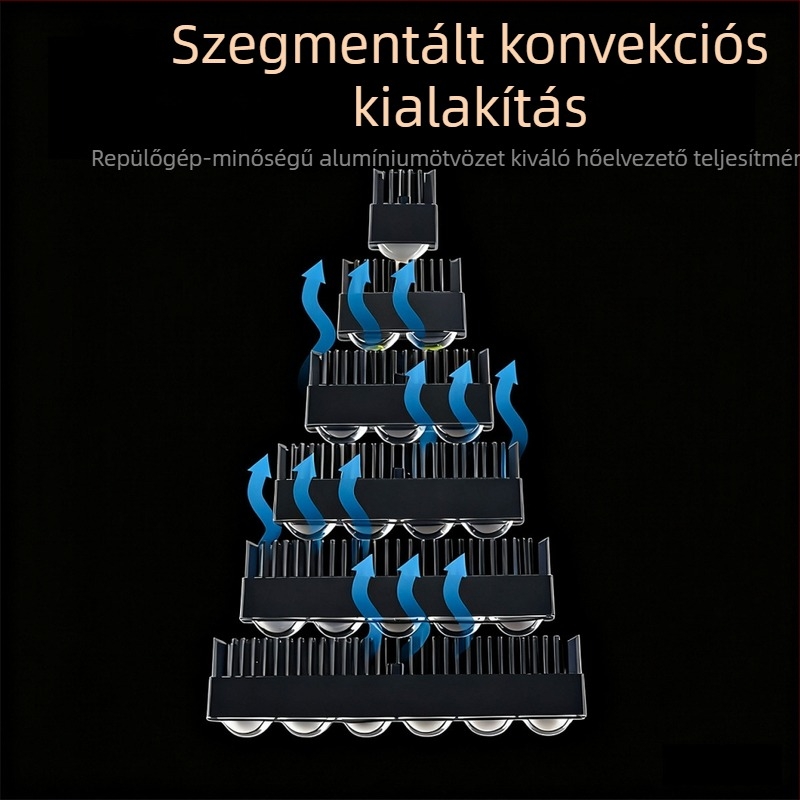 Autó elülső rácsához LED világítás, vízálló spotlámpa, lézeres kiemelés, sárga és fehér kettősségű fény, károsodásmentes szerelés