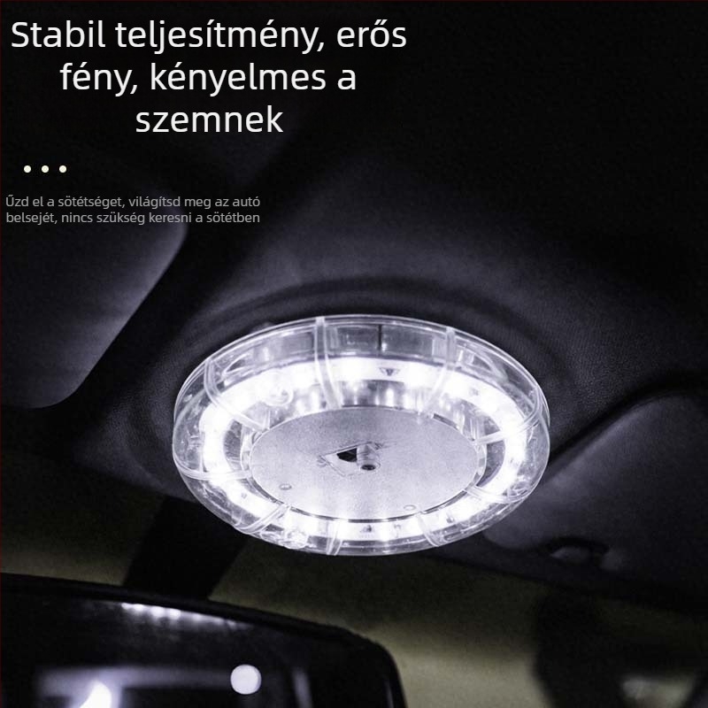 Autó olvasólámpa, LED mennyezeti lámpa autóhoz, univerzális belső világítás, csomagtér világítás, nagy fényerő