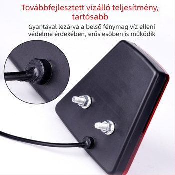 V alakú autó LED navigációs fény, nagy fényerővel, ütközés elleni védelem, villogó fék- és hátsó figyelmeztető fény