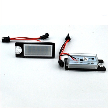 LED rendszám világítás Volvo V70/CX70/S60/S80/XC90 – 12V, 1.68W, LED fényforrás, PC+LED anyag, élettartam 50 000 óra