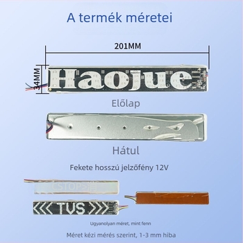 Motorkerékpár rendszámtábla LED lámpa, 12V, 0.5A, 10000h, kód 1362