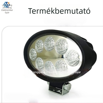 Ty-010 LED ovális munkalámpa emelőhöz, teherautókhoz és terepjárókhoz — 24W, 12-60V, 2160lm, 50 000 óra élettartam, alumíniumötvözet ház