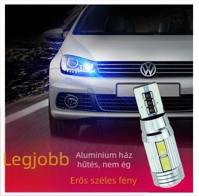 Autó LED szélességjelző lámpa T10, 12V, 5W, LED SMD5630