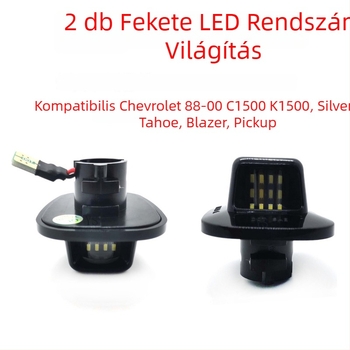 Polarlander LED rendszámvilág, 12V ABS, Chevrolet C1500/K1500 Silverado Tahoe Pickup-hoz