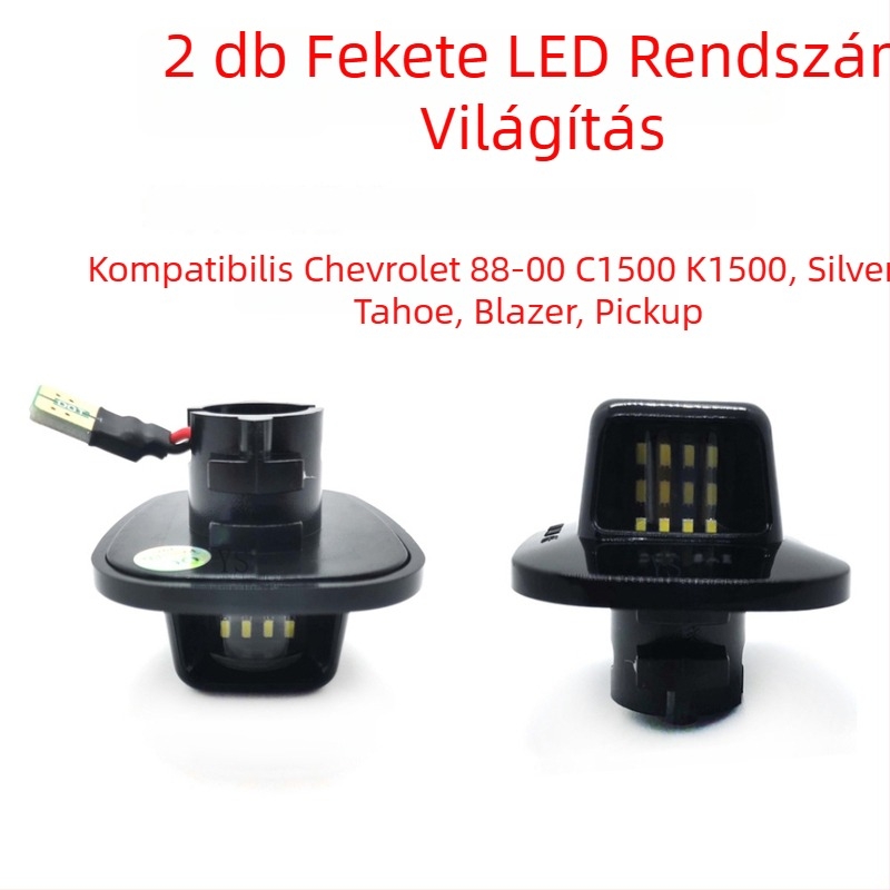 Polarlander LED rendszámvilág, 12V ABS, Chevrolet C1500/K1500 Silverado Tahoe Pickup-hoz