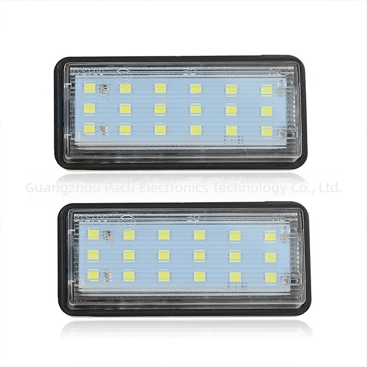 Lexus rendszámtábla LED világítás LX470 LX570 GX470, hátsó SMD, 12V, 3W, 6500K, 5000 óra