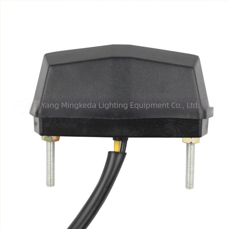 Motorkerékpár LED hátsó lámpa rendszámtábla kerettel és figyelmeztető lámpával, testreszabható; Fényforrás: LED; Modell: hátsó lámpa.