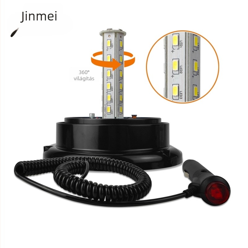 LED tetőlámpa autóhoz, modell 109, 15W, 10-80V, 6000 lm, univerzális kompatibilitás