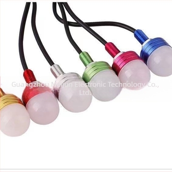 M6 motorkerékpár LED rendszámtábla lámpa fisheye lencsével