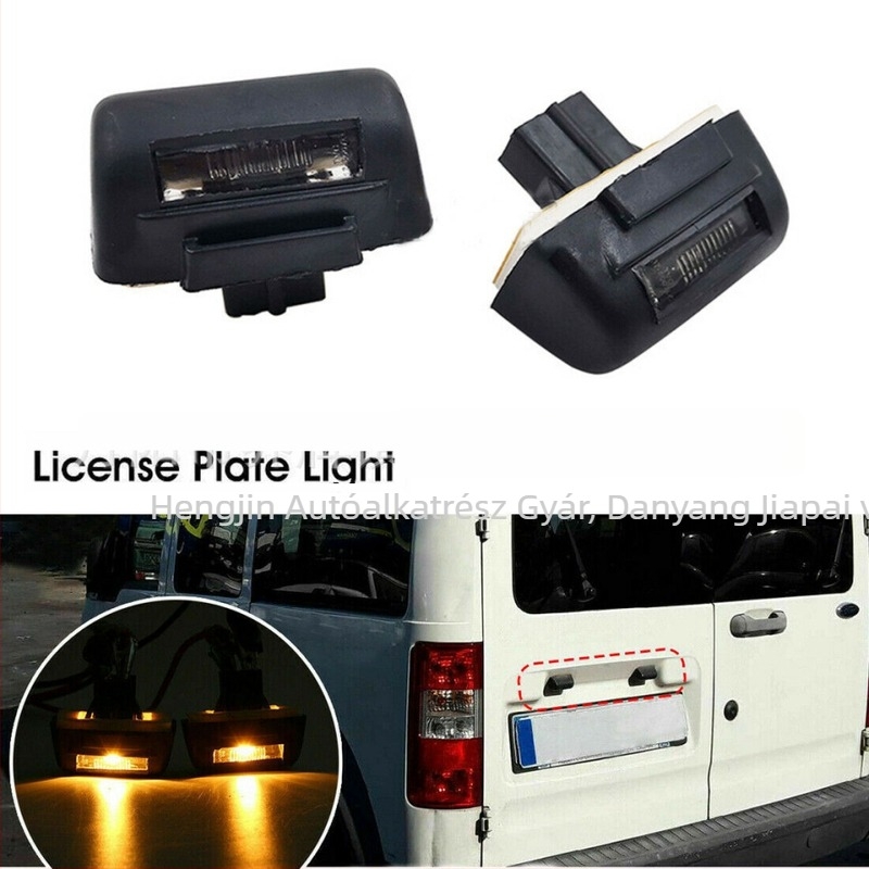 Hátul rendszámtábla lámpa – ABS, 12V, 55W, halogén, kompatibil Ford Transit 95-13 és Ford Quanshun MK5 MK6 MK7 V348