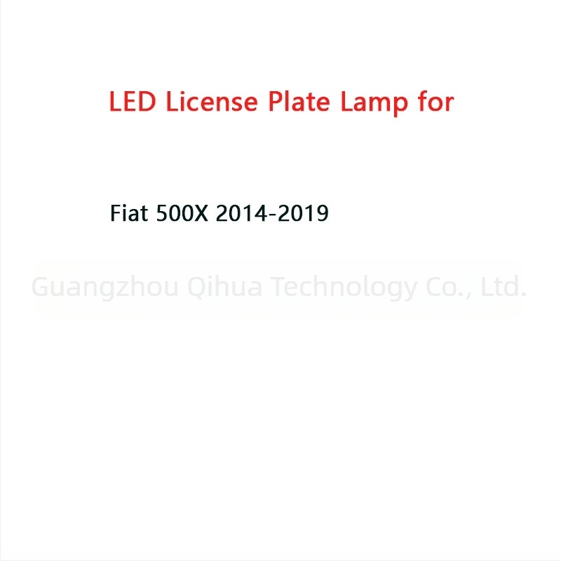 LED rendszámlámpa Fiat 500X-hez (2014–2019)