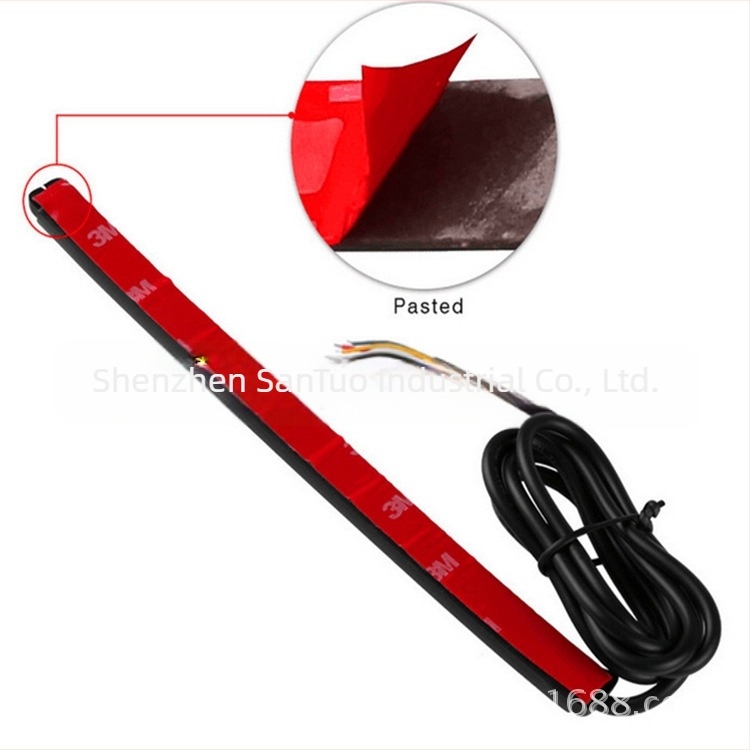 Motorkerékpár hátsó LED lámpa, 12W, 12V, 5000 lm