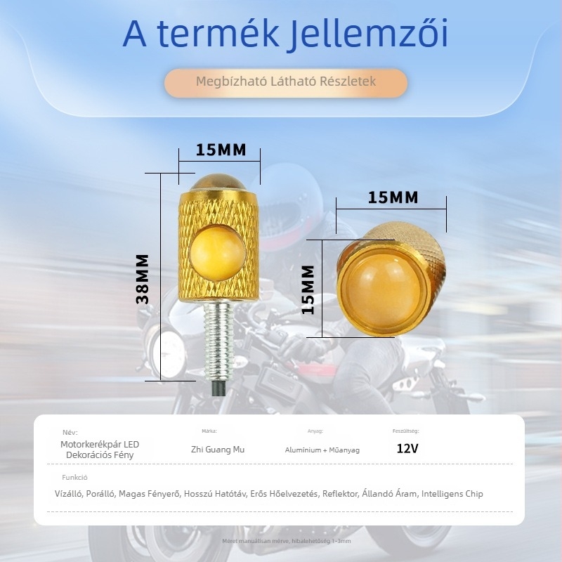 Motorkerékpár LED rendszámtábla világítás – Eagle Eye, 12V, 1W, 30000h, LED, 6500K