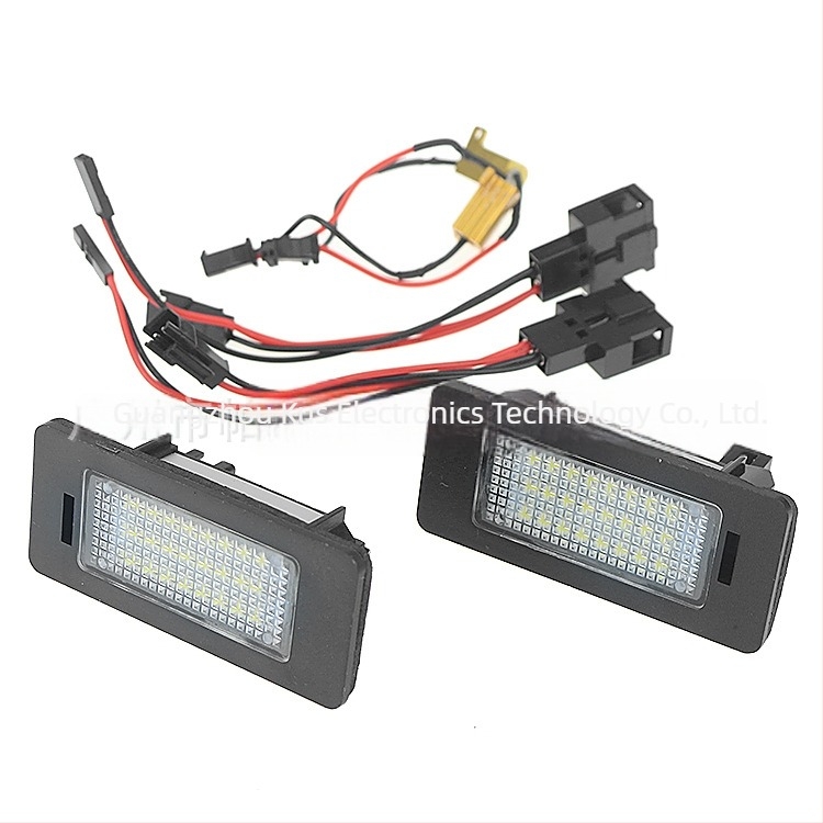 LED rendszámtábla világítás Audi A7 A1 A3 A4 A5 A6 Q3 Q5 TT számára – 12V, 0.3A, 1.5W, 6500K, 5000h