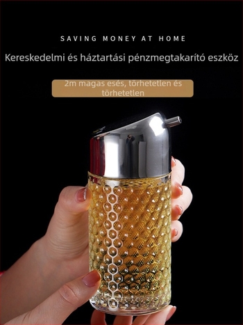 Műanyag fűszertartó készlet konyhai szószokhoz (szójaszósz, ecet, olaj) akasztásmentes kialakítással, 2022-es modell