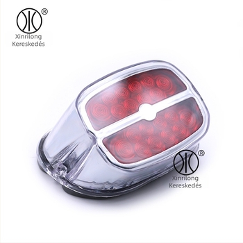 12V-os motorkerékpár LED hátsó lámpa – Modell XRL-45120, 1200-LED, 10W, ABS ház
