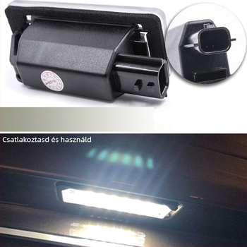 Polarlander 2x LED rendszámfény, ABS, 12V, Nissan Serena C27 (16–19)