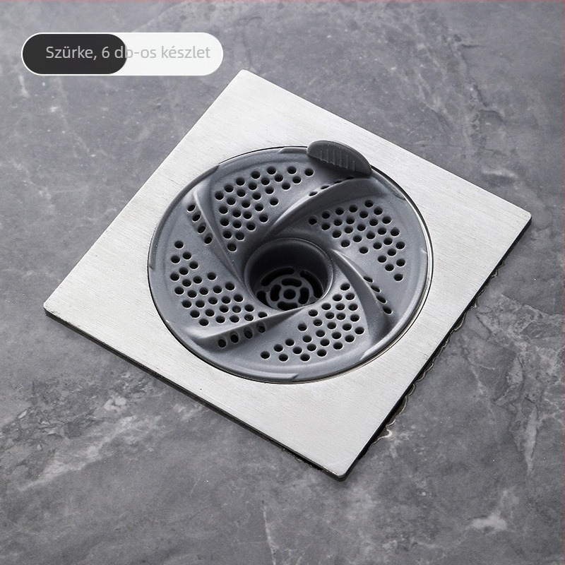 Fürdőszobai lefolyó szűrőfedél vortex alakú lefolyóhoz — hajszálak elleni, dugulás elleni, rovarmentes