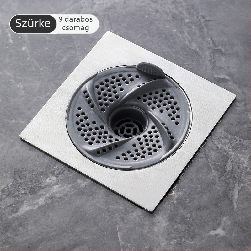 Fürdőszobai lefolyó szűrőfedél vortex alakú lefolyóhoz — hajszálak elleni, dugulás elleni, rovarmentes
