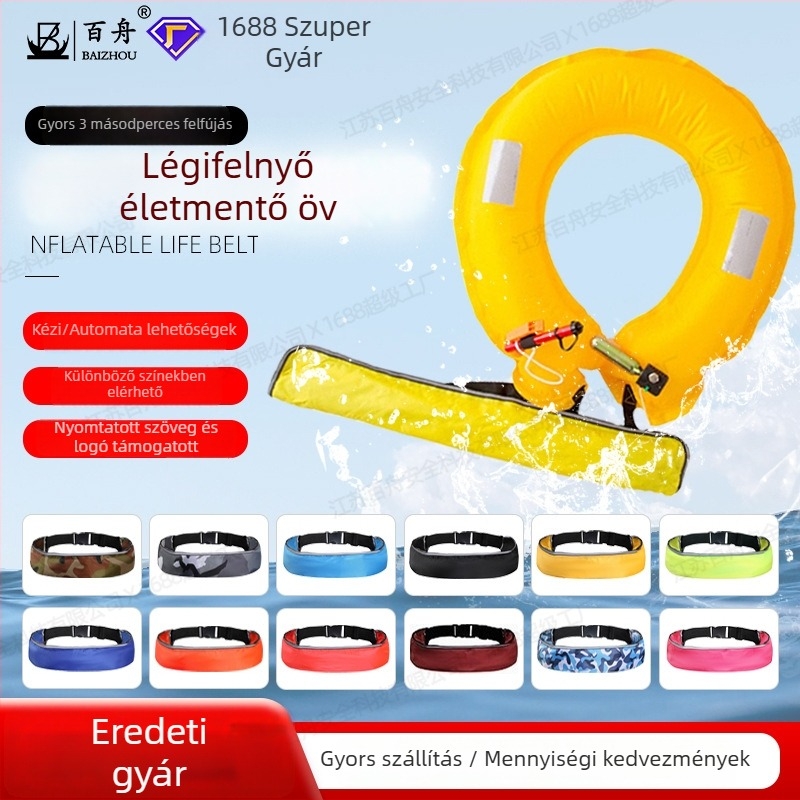 Baizhou felfújható életmentő öv, modell Inflatable belt, engedélyezett magánmárkák: Igen