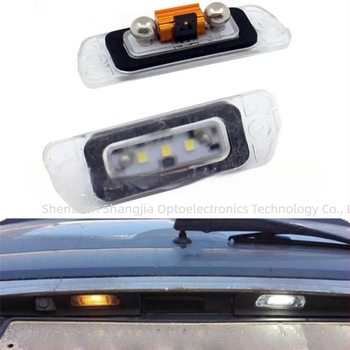 LED rendszámvilágítás Mercedes-Benz GL/ML sorozathoz X164 (GL350, GL550, ML500)