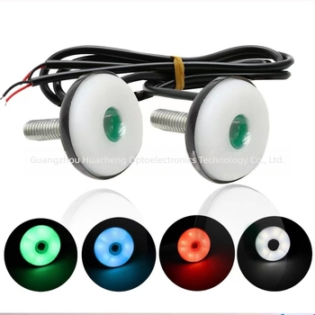 LED rendszámtábla világítás autókhoz és motorkerékpárokhoz, dupla sas-szem dizájn, 12V, 3W