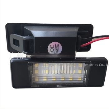 LED rendszám lámpa Nissan X-Trail, Qashqai és Micra – 18 LED (3014), 12V, 2W, 6500K, élettartam 50 000 óra