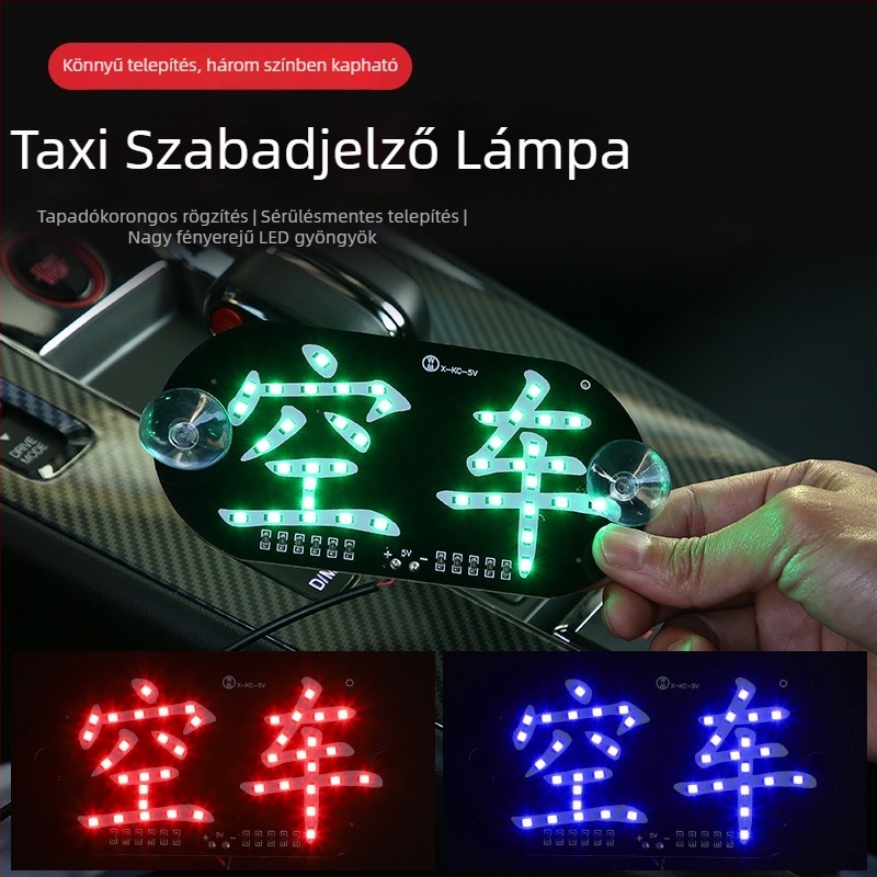 LED rendszámtábla világítás taxi és magánautóhoz, magas fényerővel jelzőfénnyel