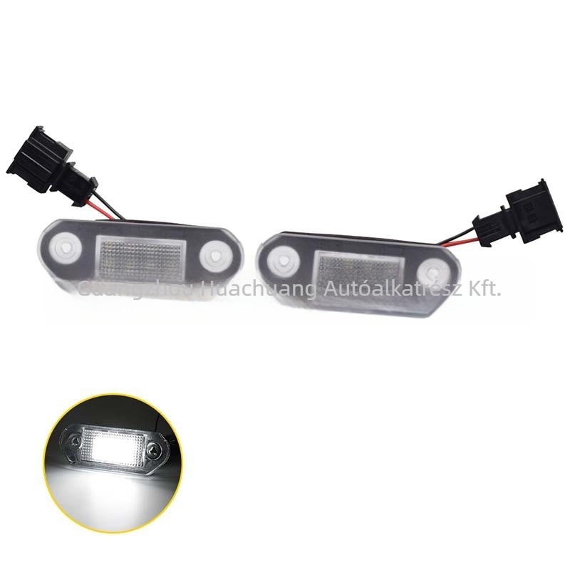 Rendszám LED világítás VW Golf Mk3, Jetta III, Skoda Octavia – ABS ház, 12V, 3W, élettartam 50 000 óra