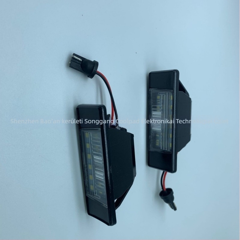 LED hátsó rendszám világítás Nissan Qashqai, X-Trail, Sunny és March