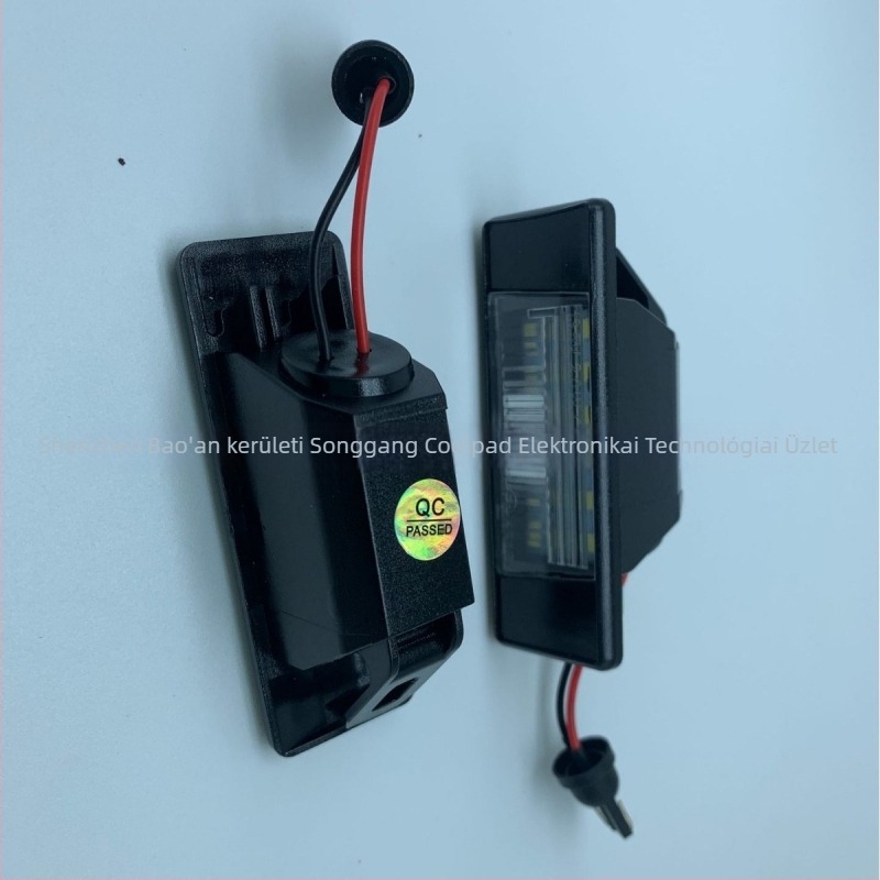 LED hátsó rendszám világítás Nissan Qashqai, X-Trail, Sunny és March