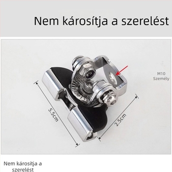 Autófedél LED spot lámpa tartó, fix hosszabbító alap, nem károsodó tartó, 1 LED