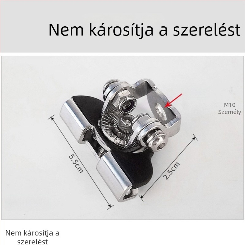 Autófedél LED spot lámpa tartó, fix hosszabbító alap, nem károsodó tartó, 1 LED