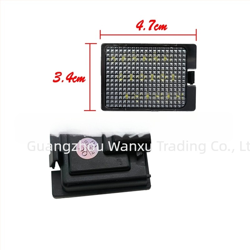 LED rendszámtábla világítás Dodge Durango 2014-2020, 12V, 3W, Yanyun márka
