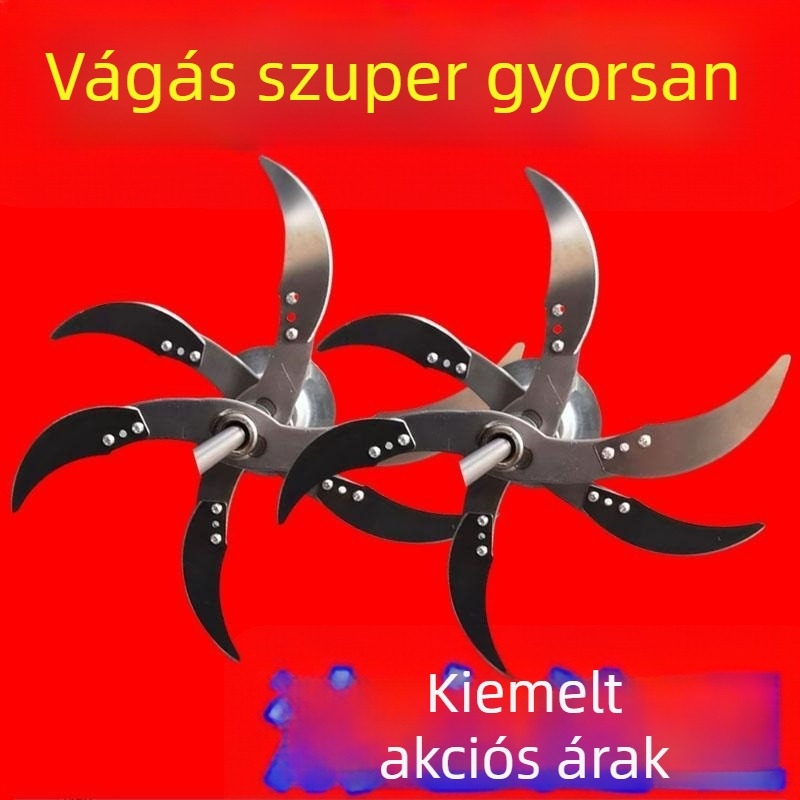 Háztartási vágógéphez késkészlet baromfi és disznó feldolgozására — csirke, kacsa, lúd és zöldségek reszelésére