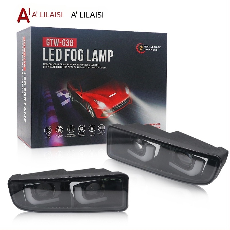 LX470 LED ködlámpa nappali menetfénnyel és indexszel a Lexus LX470-hez (2003–2009), 55W, 12V, 6000 lm