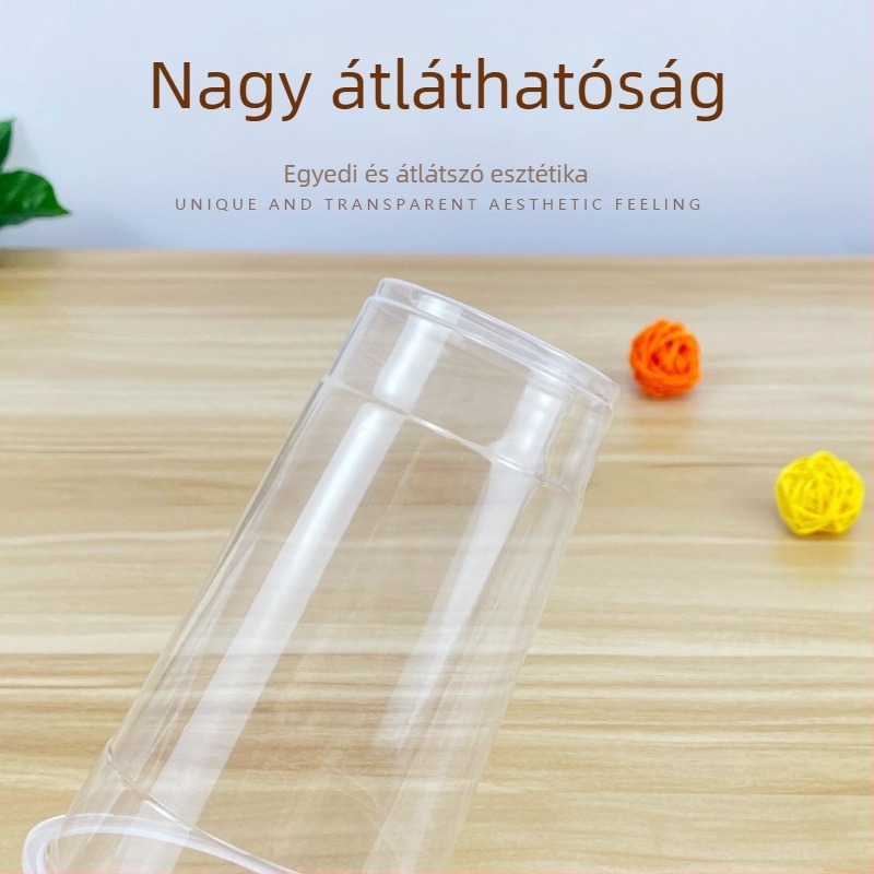 Egyszer használatos műanyag pohár mungóbab leves csomagolásához, 95 mm átmérő, 201-300 ml