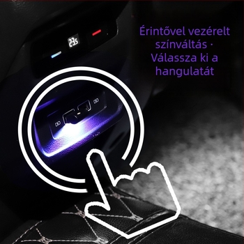 USB autó belső világítás LED RGB több üzemmóddal, mini éjszakai lámpa a belső térhez