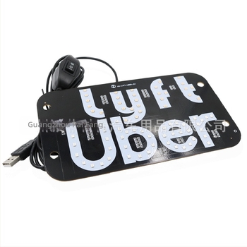 Autós USB LED dekoratív világítás Uber és Lyft két színű konverzióval, márka ams, 3V, 3W, élettartam 2 év, általános kompatibilitás