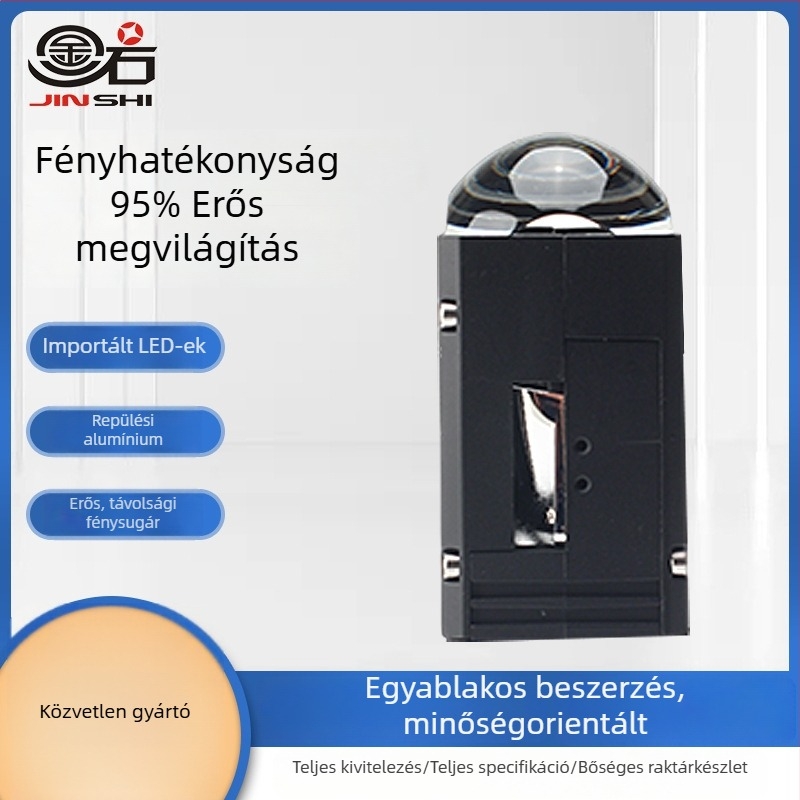 1,8 hüvelykes LED kettős lencsés mátrix fényszóró modul autókhoz és motorkerékpárokhoz – nagy fényerő, 55W, 12V