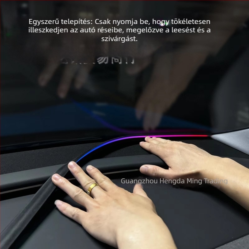 Műszerfal környezeti LED világítás — USB-táplálás, beépített telepítés, PC anyag (5V, 0.2A)