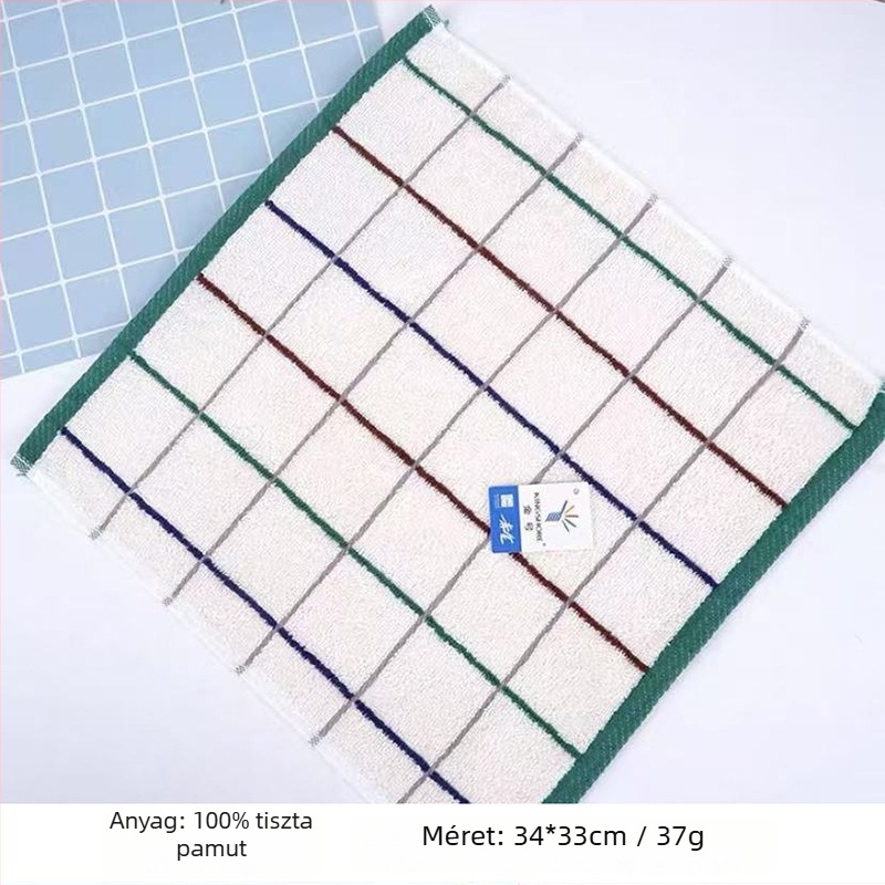 Baba négyzet alakú arctörölköző 100% pamutból, jacquard szövés, nedvességfelszívás 0-5 s, 25 g, kód 9106A