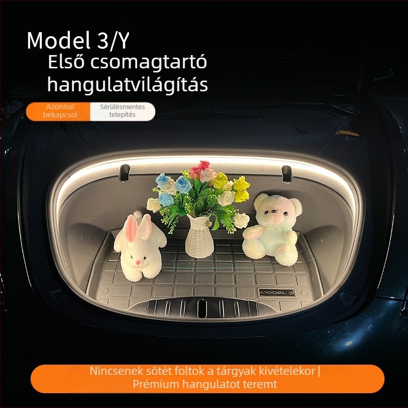 Tesla elülső csomagtartó környezeti fény Model Y és Model 3