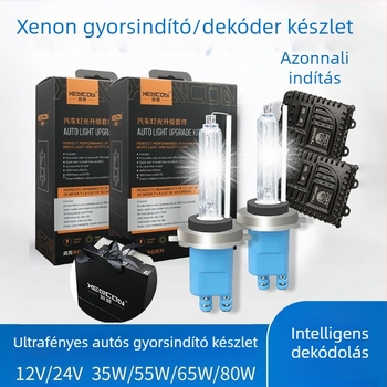 Xenon fényszóró készlet H1/H4/H7/D2H/9012 – nagy fényerő, gyors beindítás