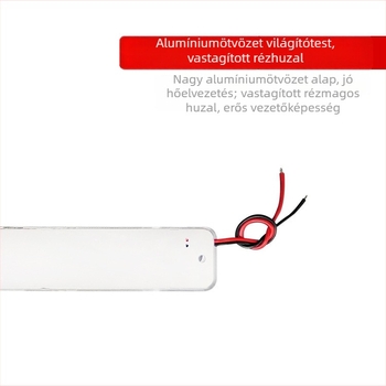 12-24V COB LED panel belső világításhoz, 84 LED-del, nagy fényerő, vékony profil fedéllel, autó- és teherautó módosításához