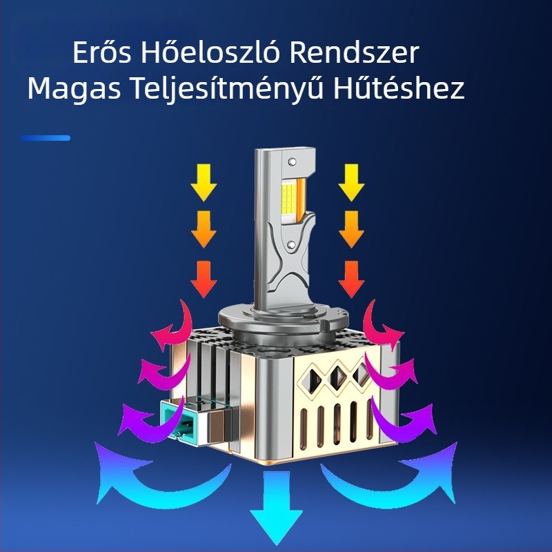 U12 LED autófényszóró – közvetlen beépítés, 100W, 12V, 9500lm, IP68, univerzális alkalmazás