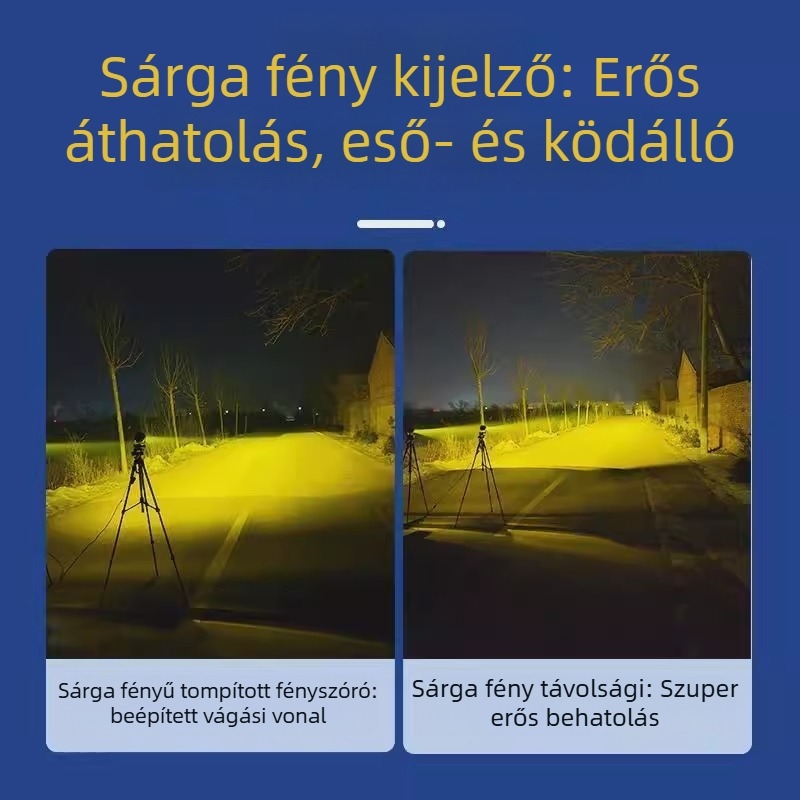 Lézeres fényszóró kettős fókuszlencsékkel, ködvilágítással, 24V, off-road, univerzális kompatibilitás